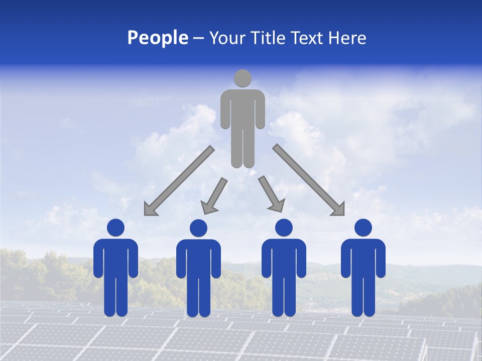 Range Electricity Ecological PowerPoint Template