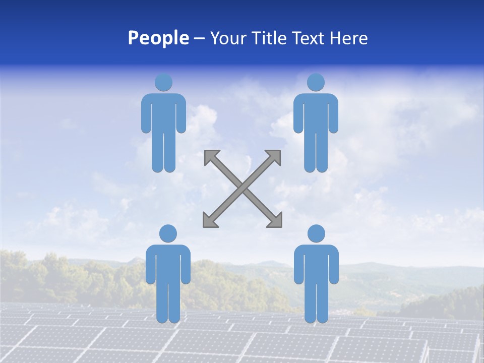 Range Electricity Ecological PowerPoint Template
