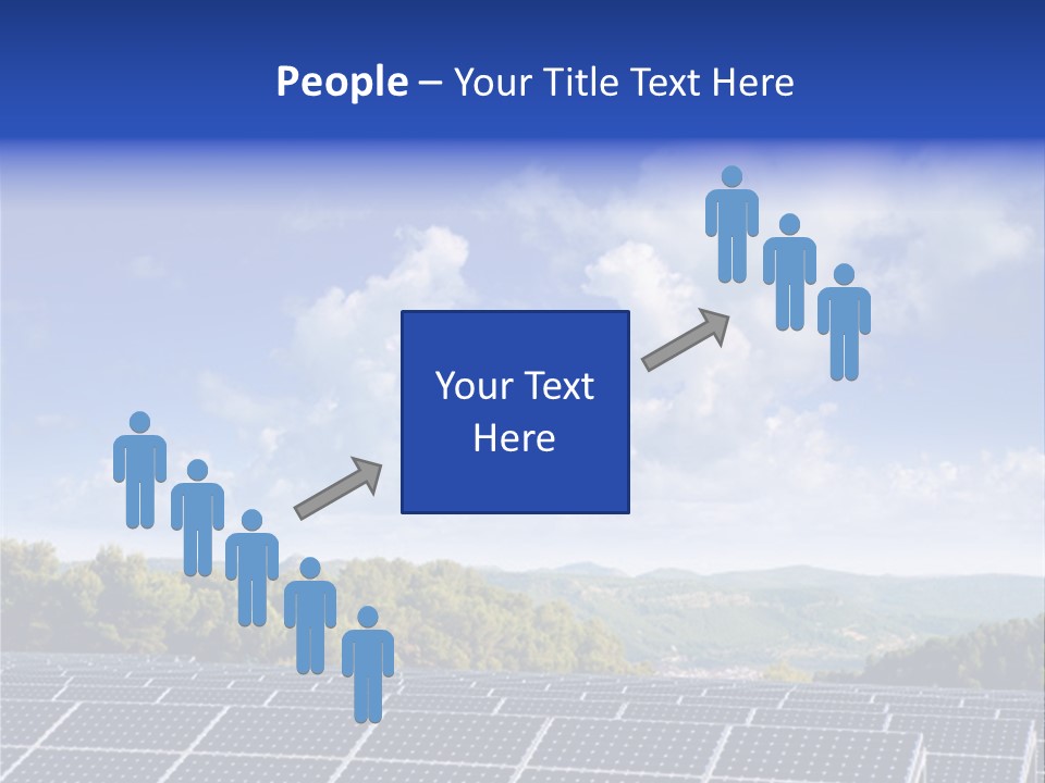 Range Electricity Ecological PowerPoint Template