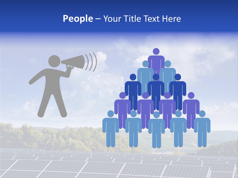 Range Electricity Ecological PowerPoint Template