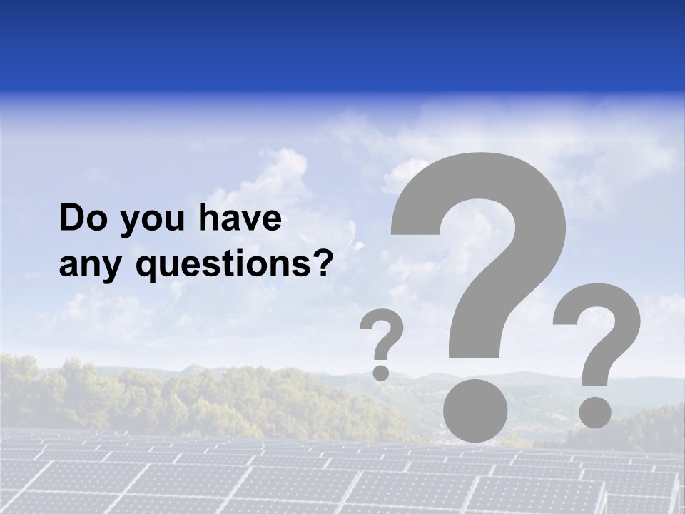 Range Electricity Ecological PowerPoint Template