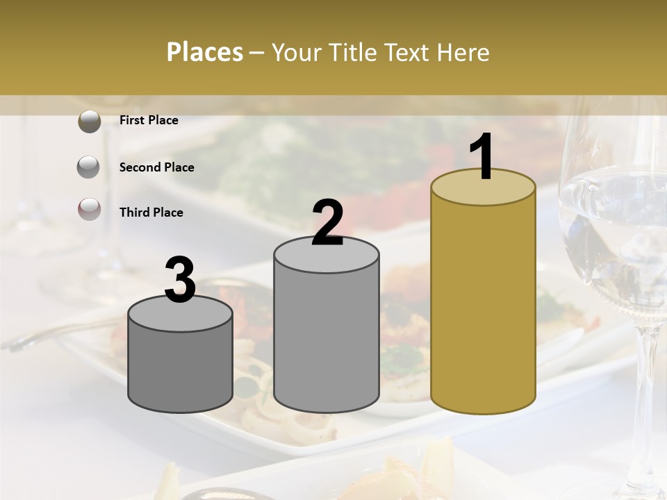 Tasty Wedding Snack PowerPoint Template