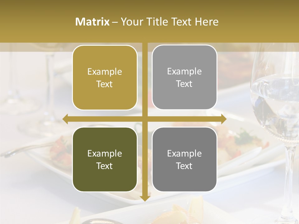 Tasty Wedding Snack PowerPoint Template