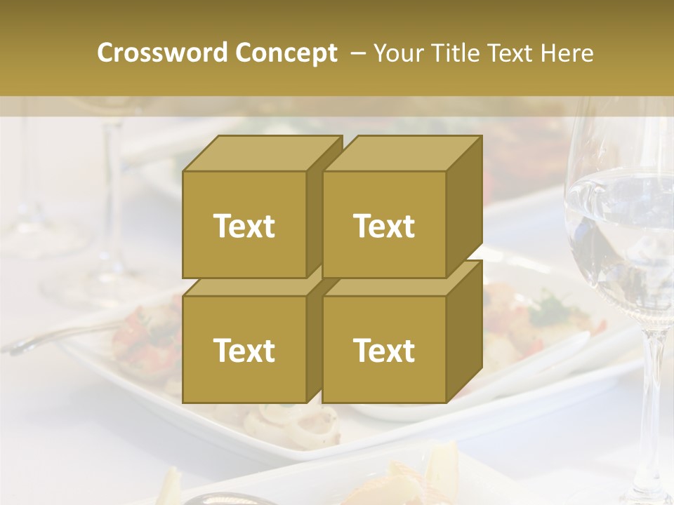 Tasty Wedding Snack PowerPoint Template