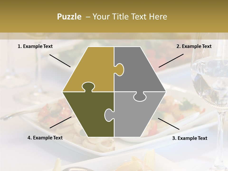 Tasty Wedding Snack PowerPoint Template