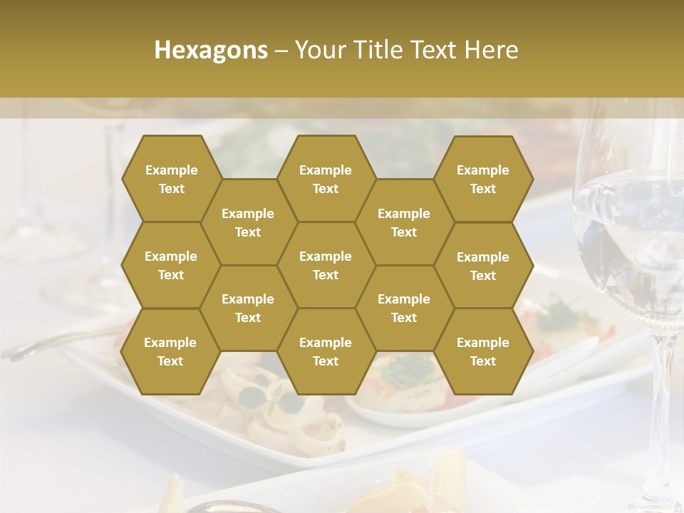 Tasty Wedding Snack PowerPoint Template