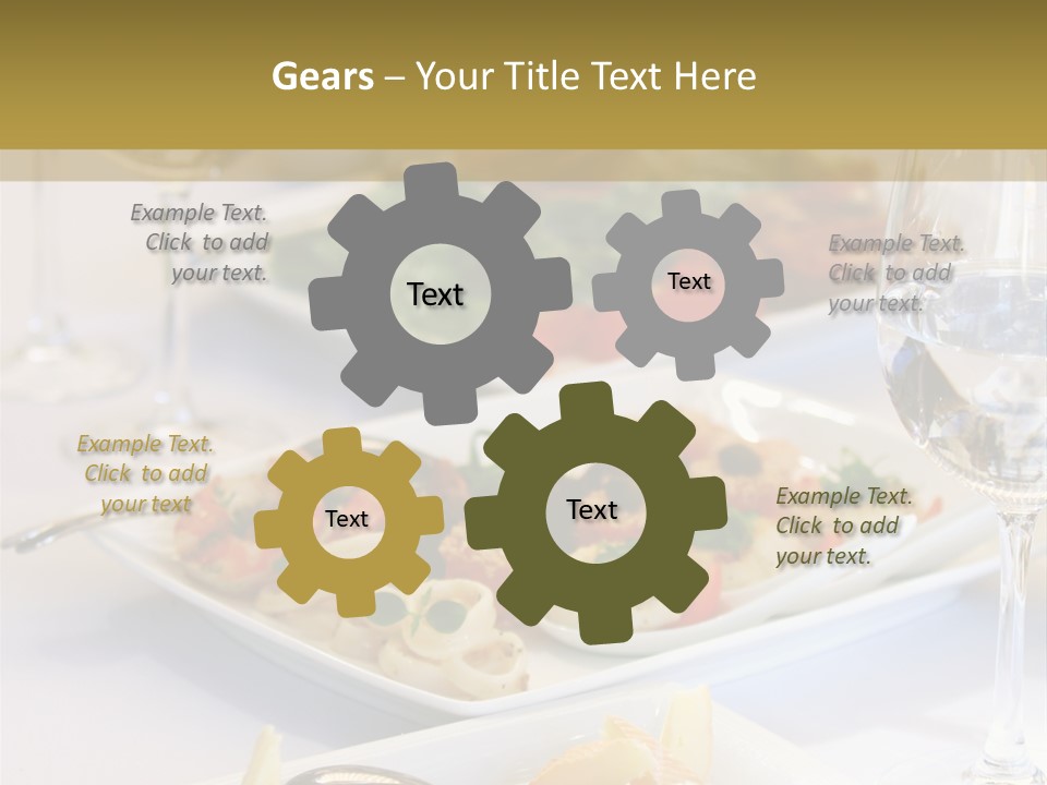 Tasty Wedding Snack PowerPoint Template