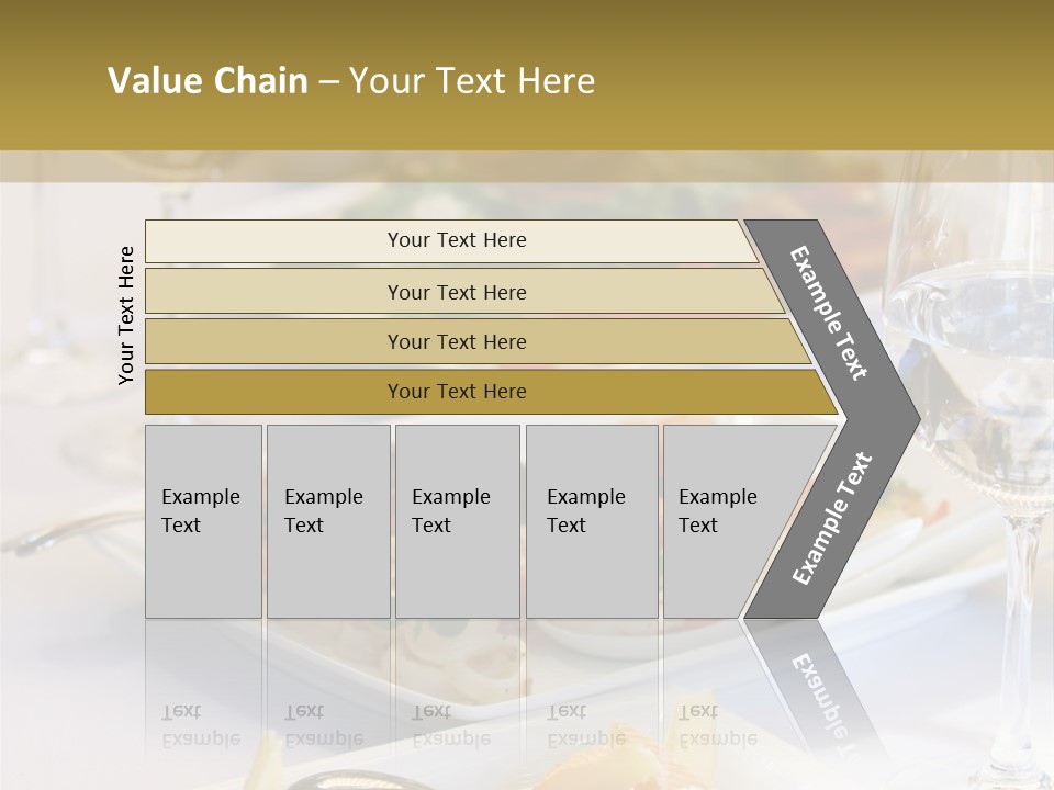 Tasty Wedding Snack PowerPoint Template