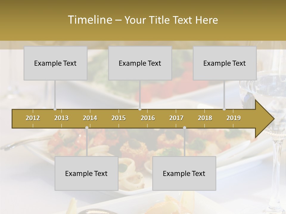 Tasty Wedding Snack PowerPoint Template