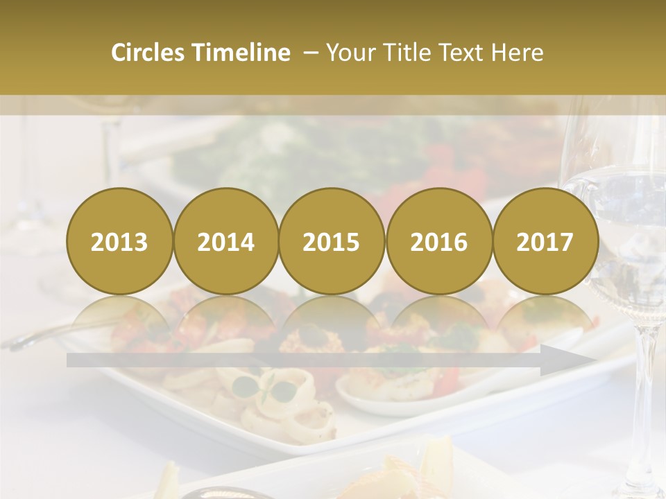 Tasty Wedding Snack PowerPoint Template