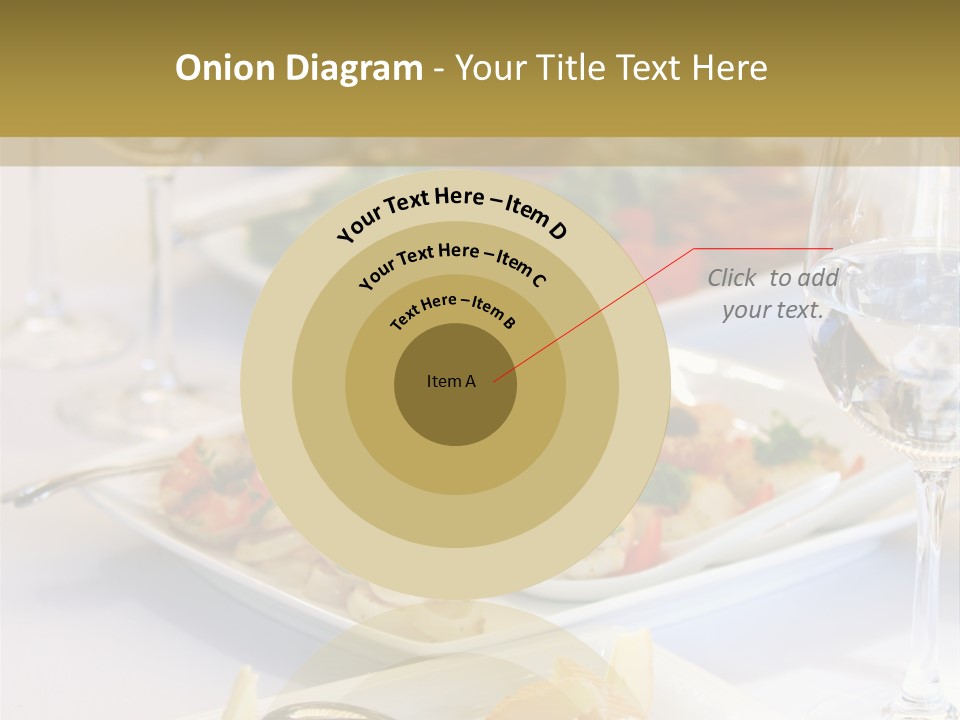 Tasty Wedding Snack PowerPoint Template