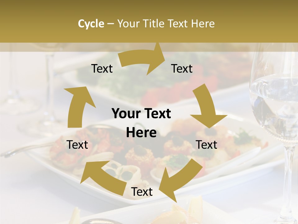 Tasty Wedding Snack PowerPoint Template