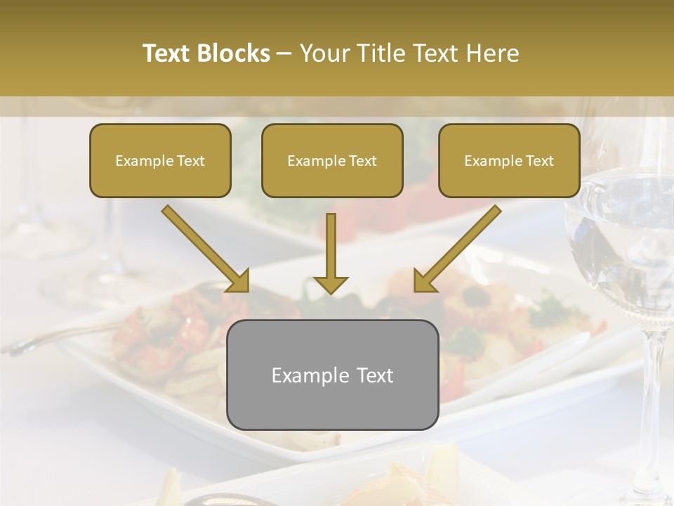 Tasty Wedding Snack PowerPoint Template