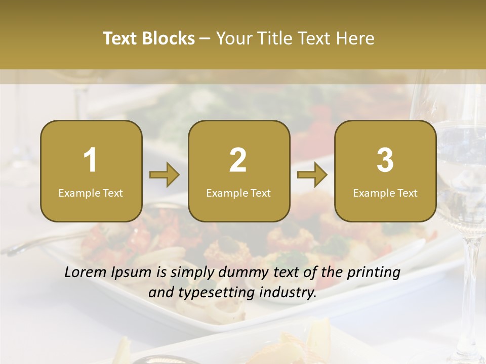 Tasty Wedding Snack PowerPoint Template