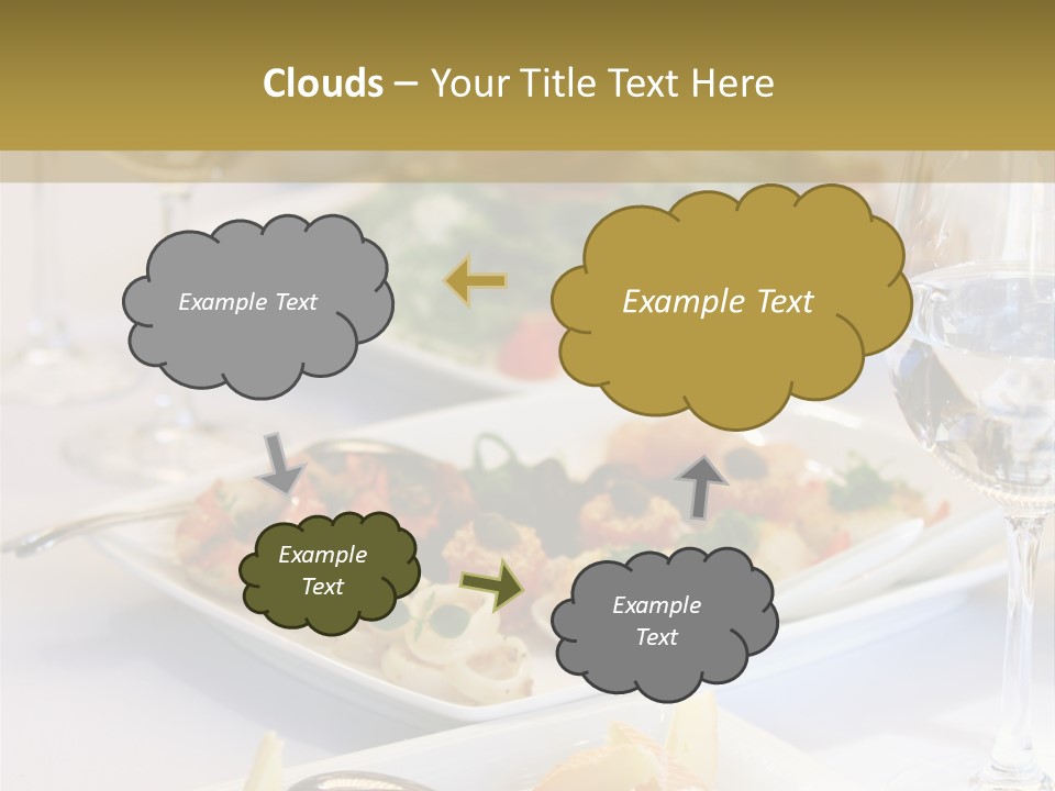 Tasty Wedding Snack PowerPoint Template