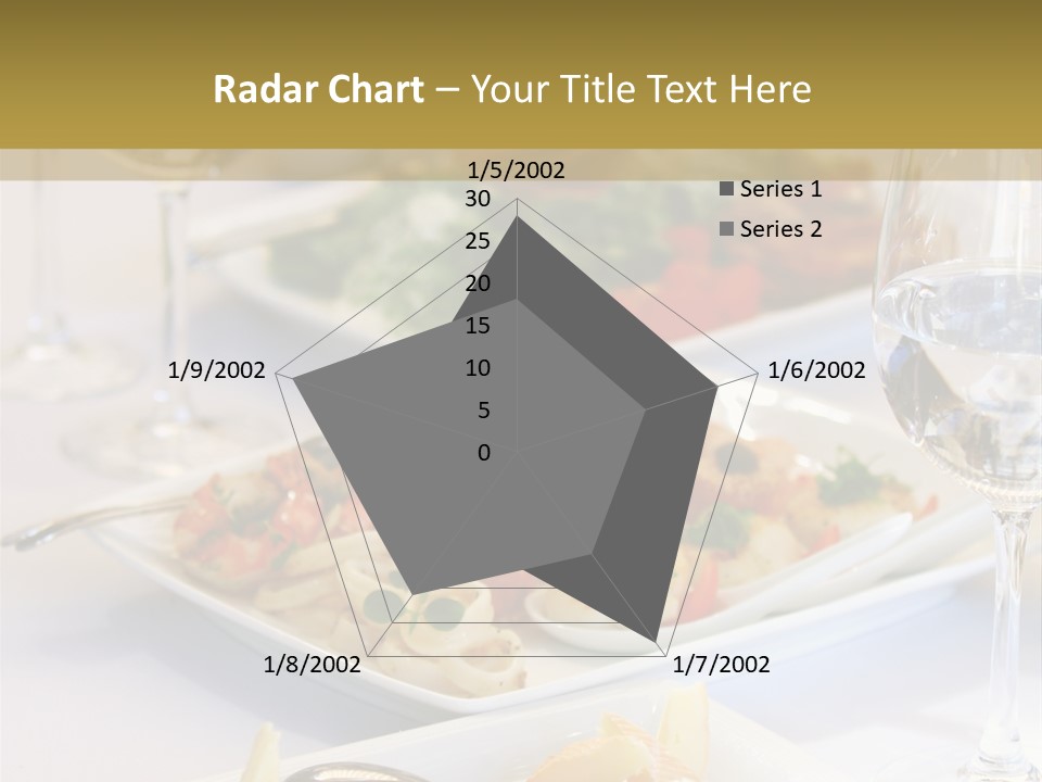 Tasty Wedding Snack PowerPoint Template
