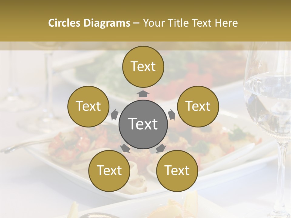 Tasty Wedding Snack PowerPoint Template