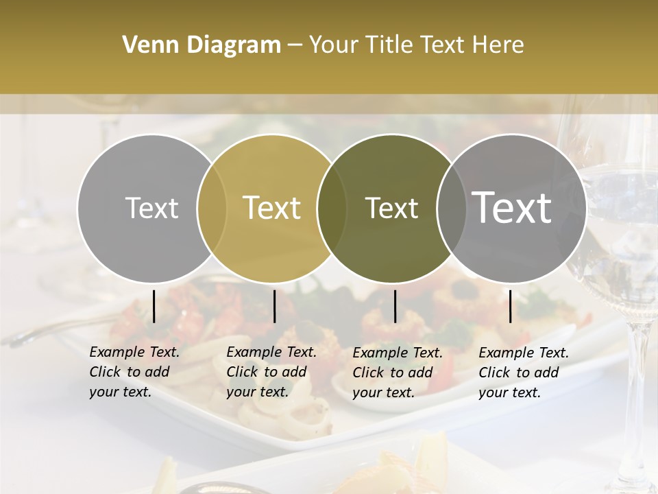 Tasty Wedding Snack PowerPoint Template