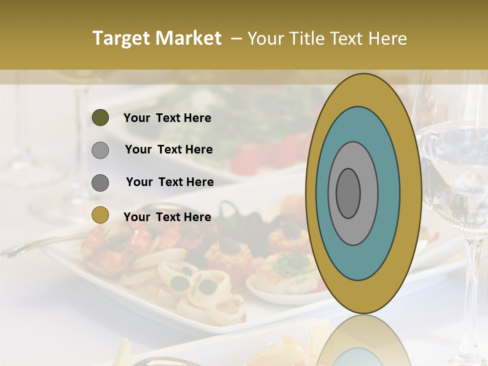 Tasty Wedding Snack PowerPoint Template