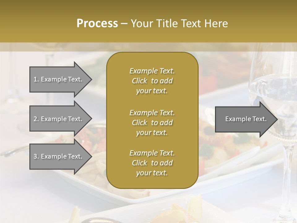 Tasty Wedding Snack PowerPoint Template