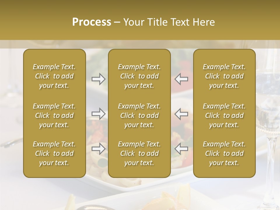 Tasty Wedding Snack PowerPoint Template