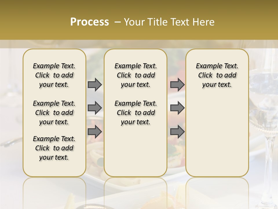 Tasty Wedding Snack PowerPoint Template