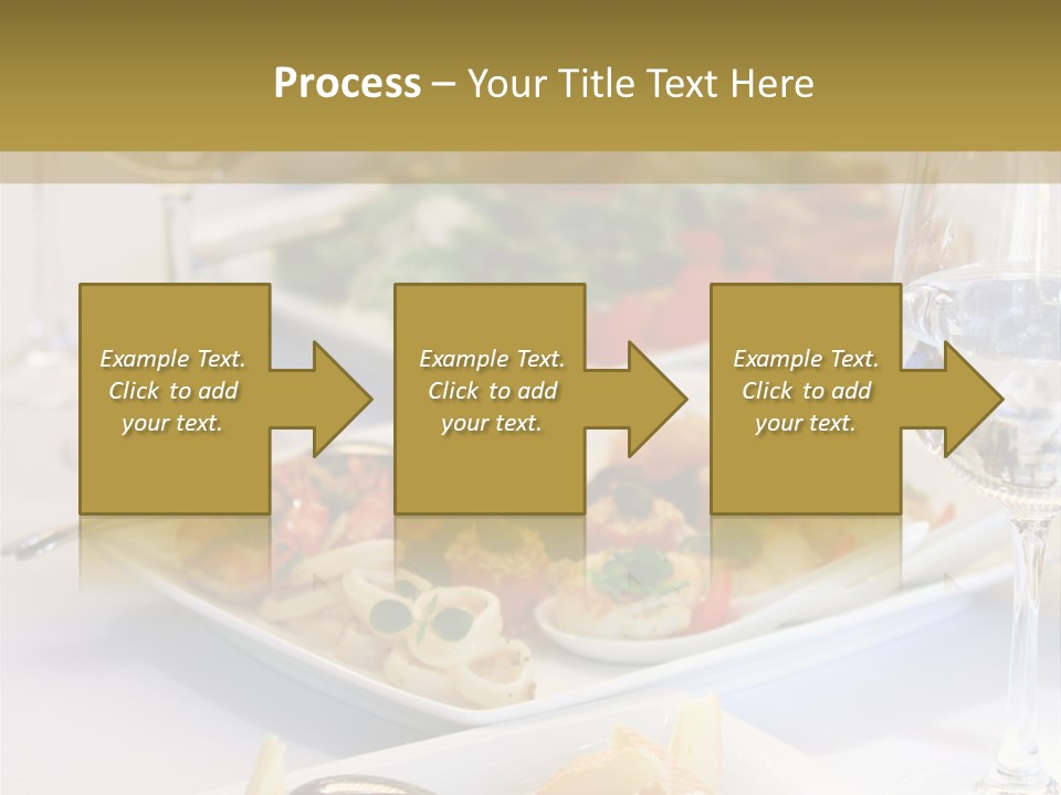 Tasty Wedding Snack PowerPoint Template