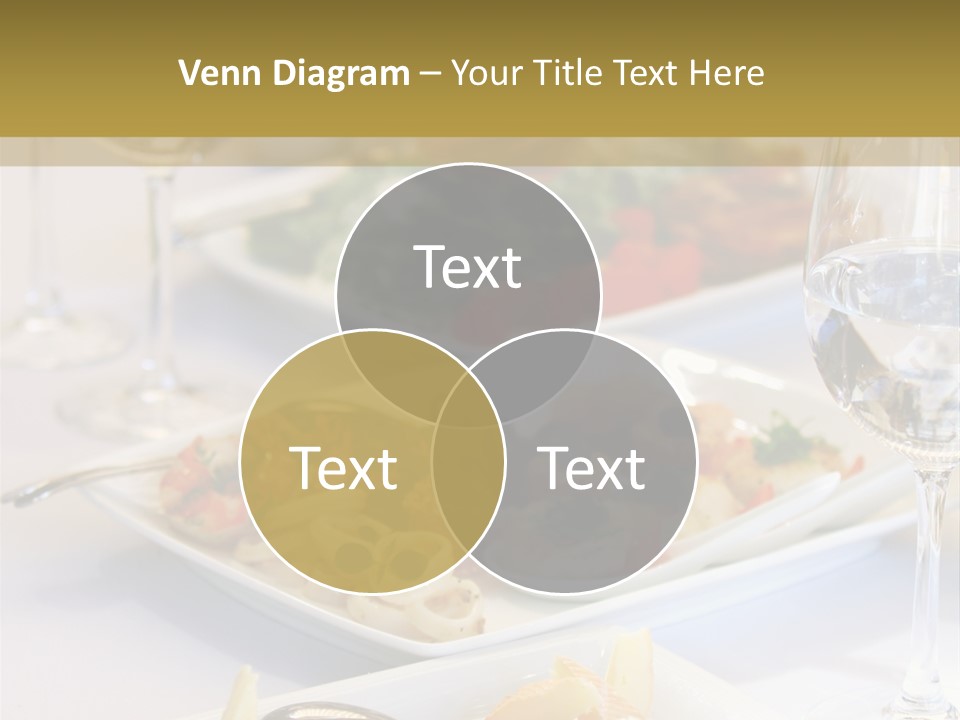 Tasty Wedding Snack PowerPoint Template