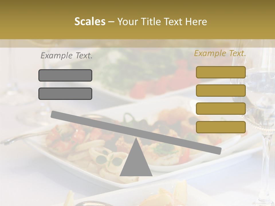 Tasty Wedding Snack PowerPoint Template