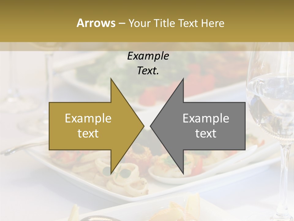 Tasty Wedding Snack PowerPoint Template