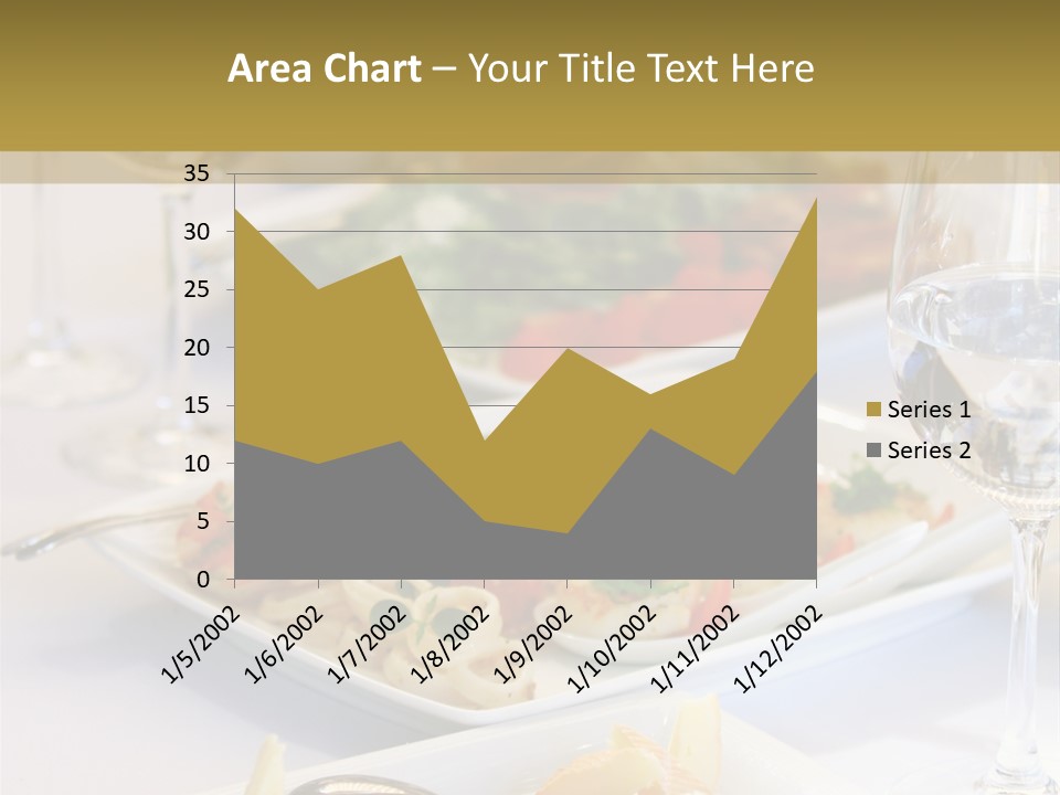 Tasty Wedding Snack PowerPoint Template