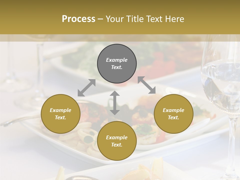 Tasty Wedding Snack PowerPoint Template
