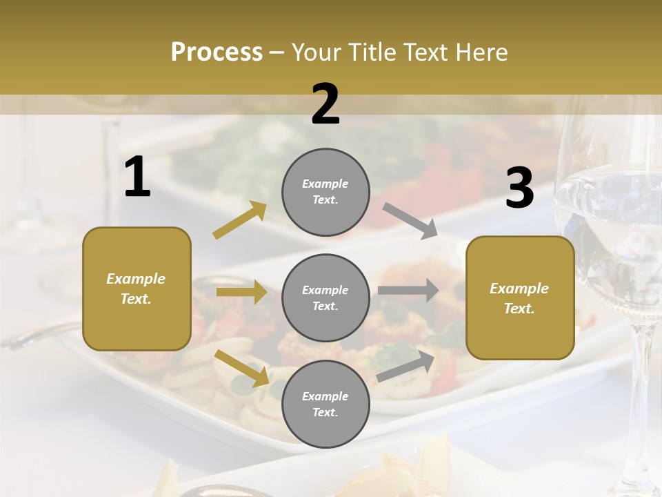 Tasty Wedding Snack PowerPoint Template