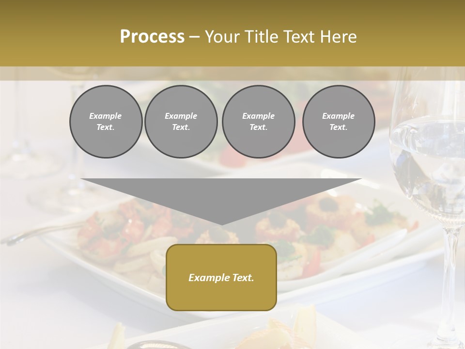 Tasty Wedding Snack PowerPoint Template