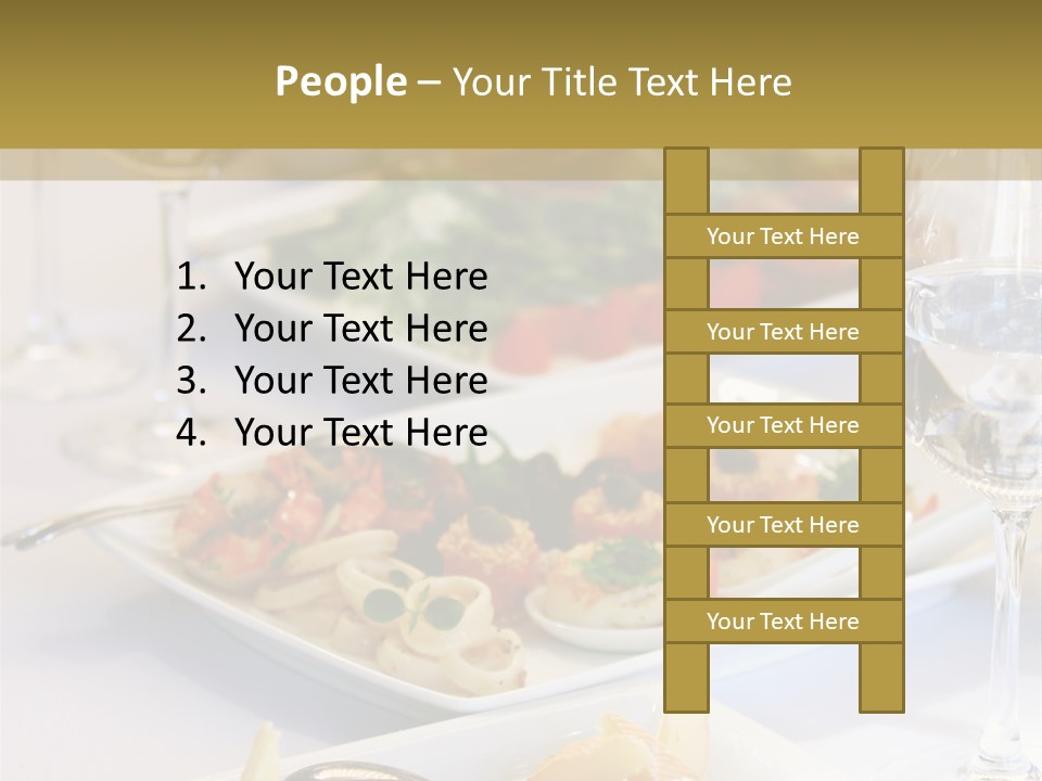 Tasty Wedding Snack PowerPoint Template