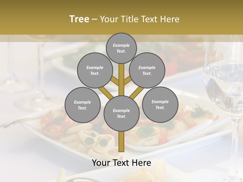 Tasty Wedding Snack PowerPoint Template