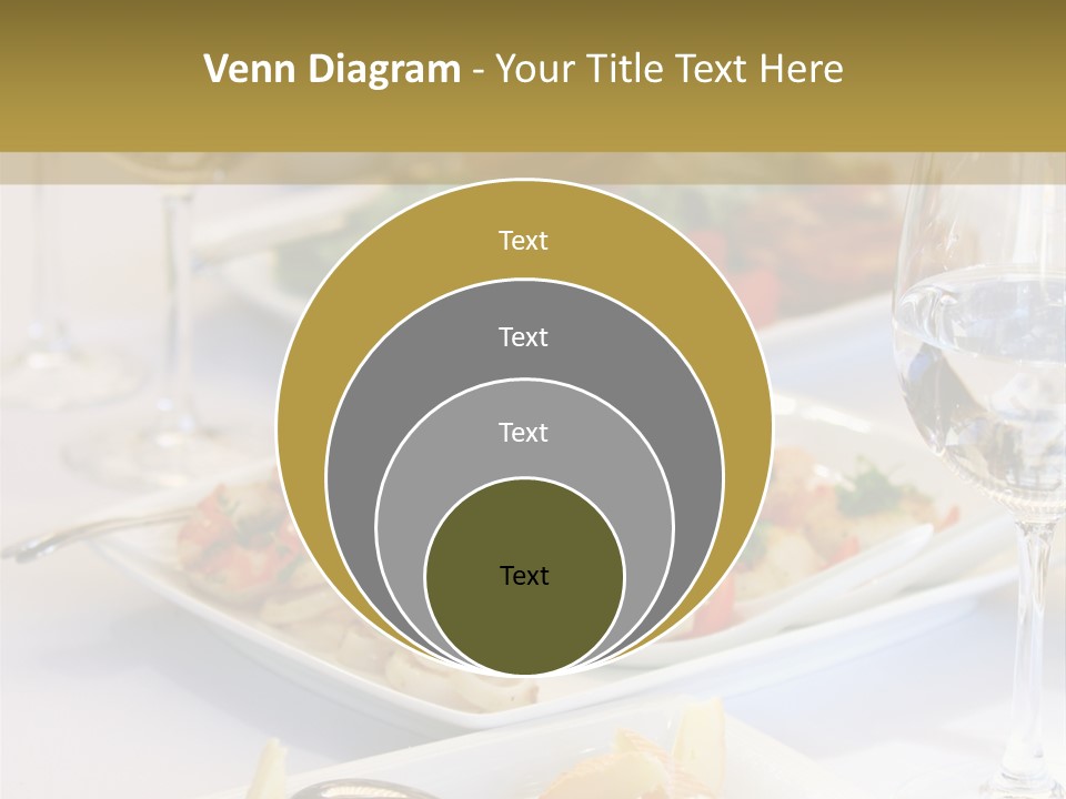 Tasty Wedding Snack PowerPoint Template