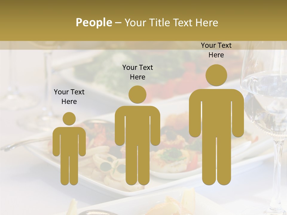 Tasty Wedding Snack PowerPoint Template