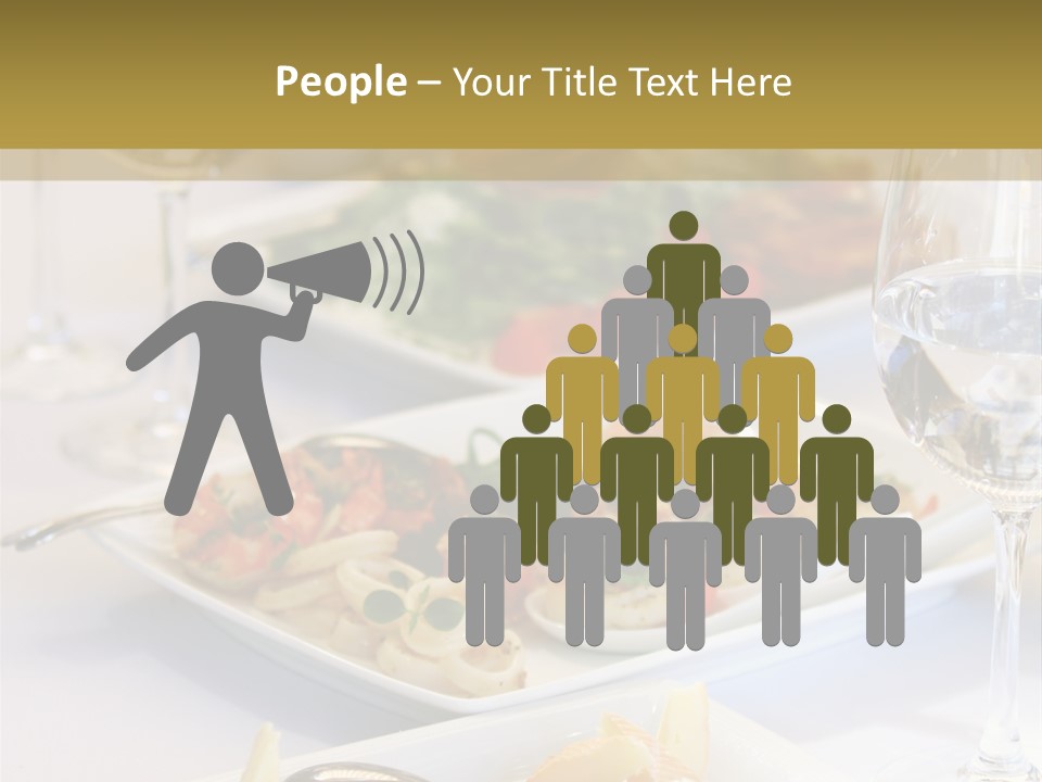 Tasty Wedding Snack PowerPoint Template