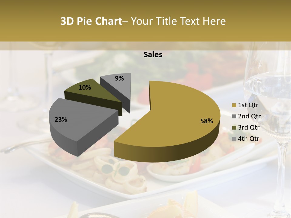 Tasty Wedding Snack PowerPoint Template