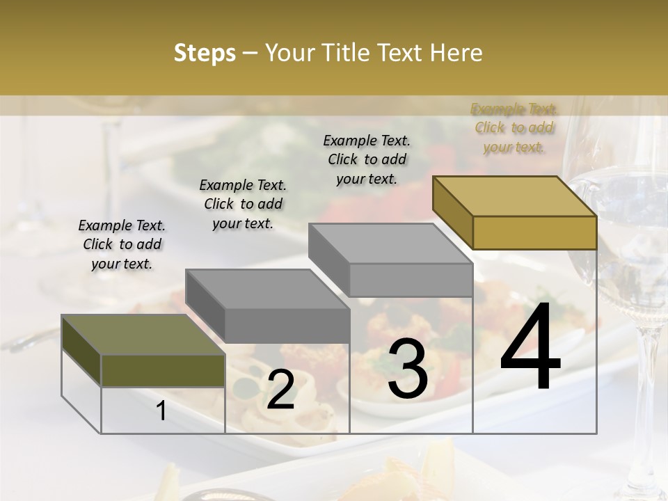 Tasty Wedding Snack PowerPoint Template