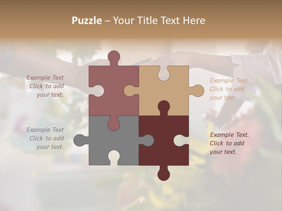 Store Female Credit Card PowerPoint Template