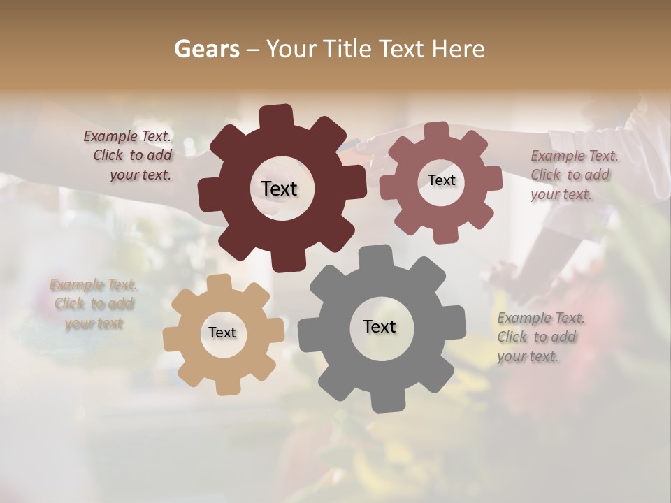 Store Female Credit Card PowerPoint Template