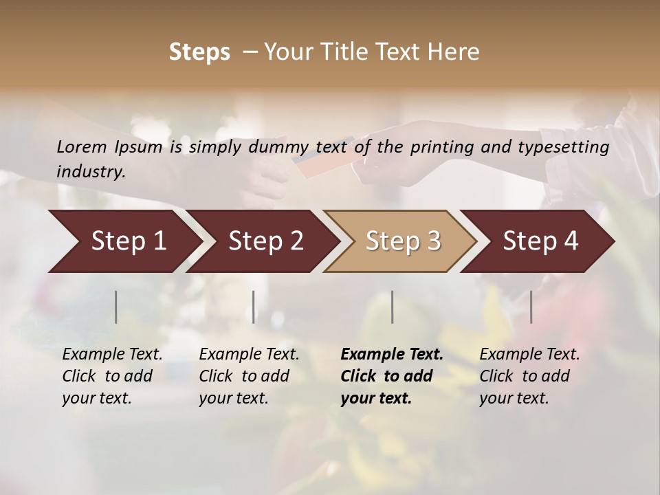 Store Female Credit Card PowerPoint Template
