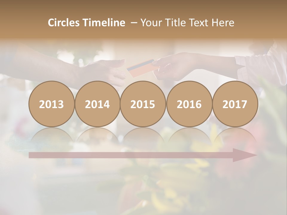 Store Female Credit Card PowerPoint Template