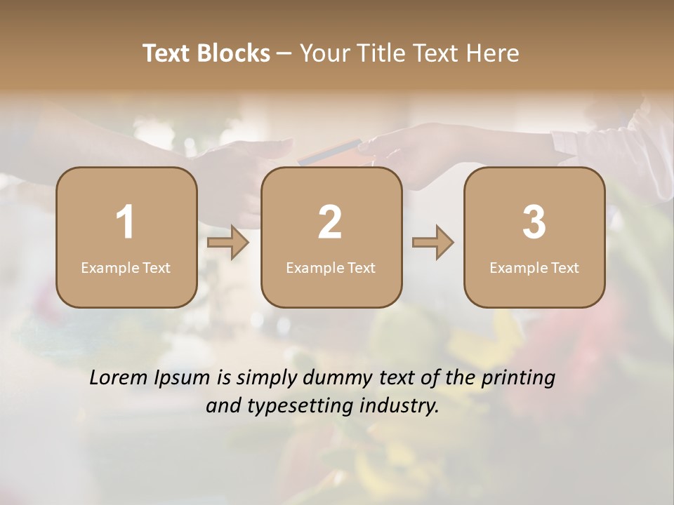 Store Female Credit Card PowerPoint Template