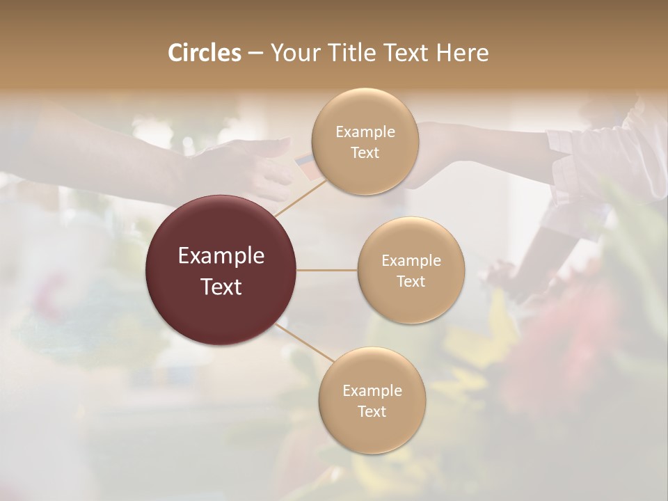 Store Female Credit Card PowerPoint Template