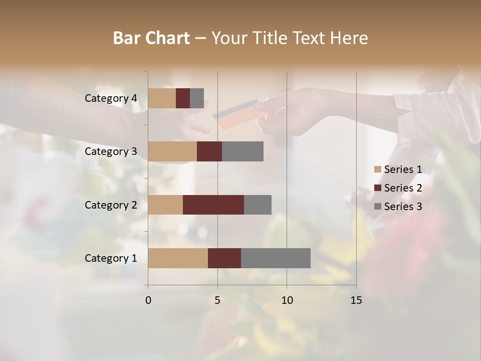 Store Female Credit Card PowerPoint Template