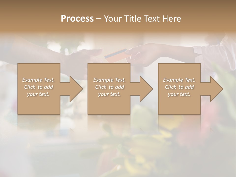 Store Female Credit Card PowerPoint Template