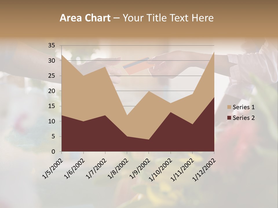 Store Female Credit Card PowerPoint Template